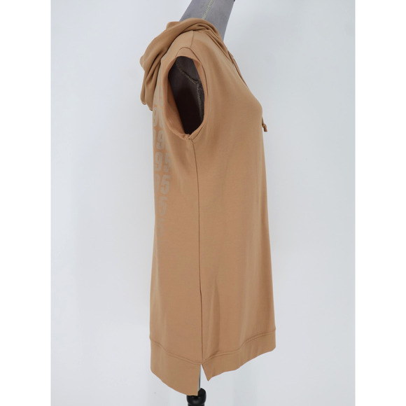 Juicy Couture Top Womens Small Brown Sweatshirt Hooded Tunic Logo on Back New - Picture 14 of 16